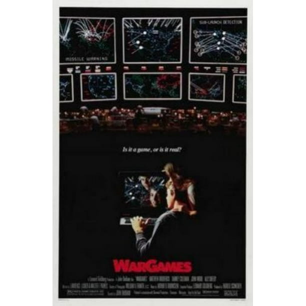 Wargames Movie Poster 24x36 Inch Wall Art Portrait Print Wargames Movie Poster 24x36 Inch Wall Art Portrait Print